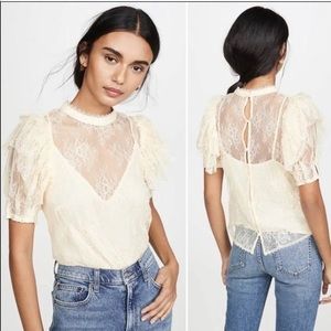 Free People Lace Top